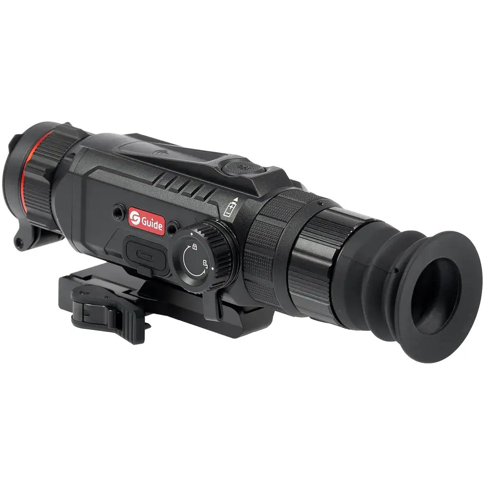 Приціл тепловізійний GUIDE TR212 Gen2 2.8-11.2x19 256x192@12μm QD Long mount - фото 2
