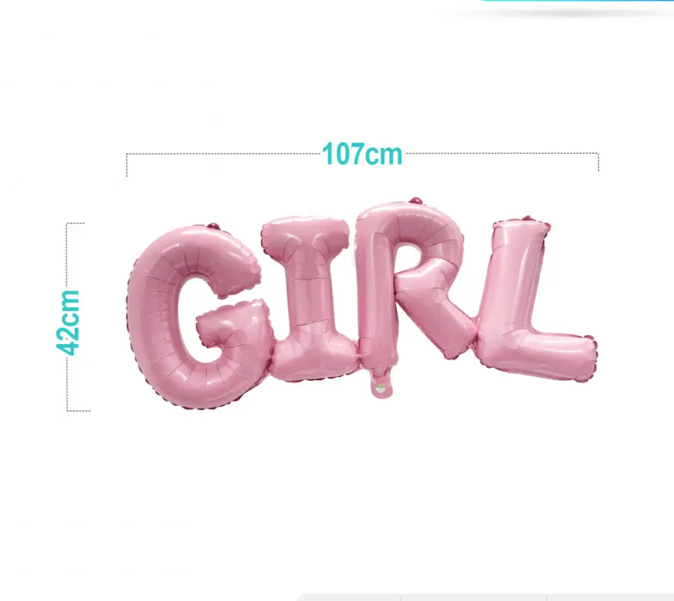 Балон "Girl" для дівчаток 42×107 см 1 шт