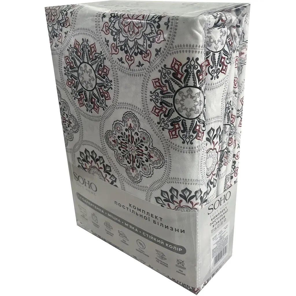 Комплект постельного белья Soho Евро 200 x 220 см Itaka (PATTERN 15-E) - фото 3