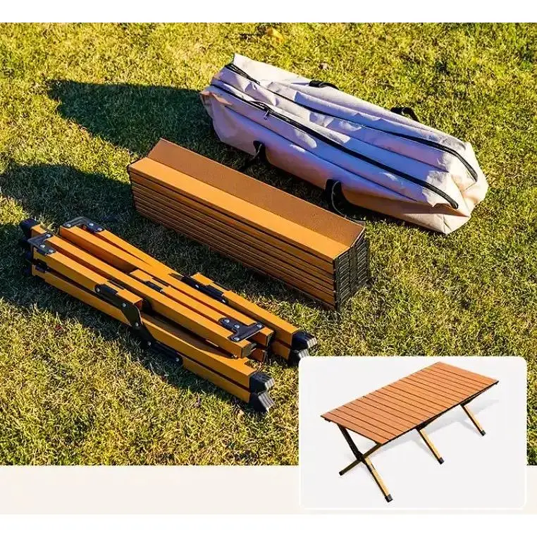 Стіл NatureHike кемпінговий, обідній, відкритий, складаний, портативний, розмір M 90х60х45 см - фото 8