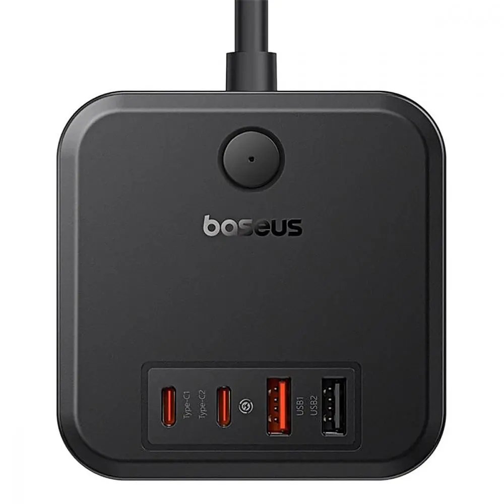 Мережевий фільтр PowerCombo Cube Power Strip 3xAC+2xUSB+2xType-C 30W (1.5m) black (E00066400117-00) - фото 2