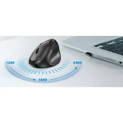 Мишка Genius Ergo 8350S AI Silent Wireless Black (31030041400) - фото 5