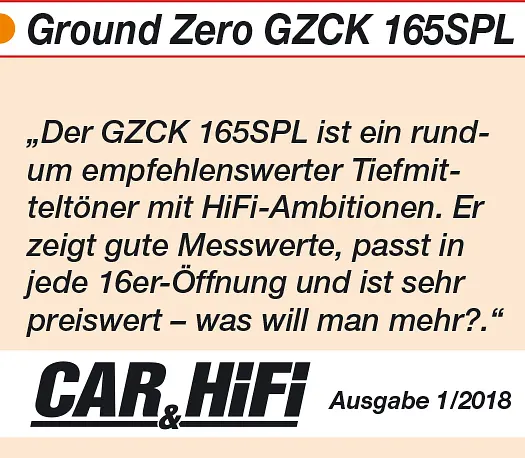 Мидбас Ground Zero GZCK 165SPL - фото 2
