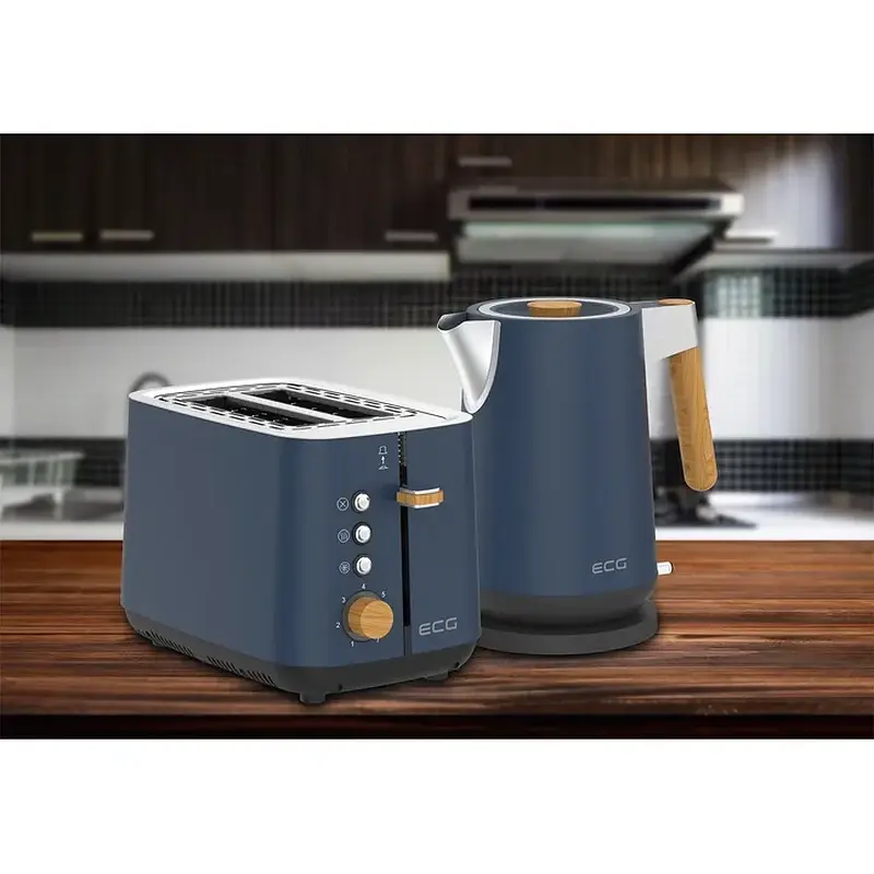 Тостер ECG ST 2768 Timber Petrol - фото 4