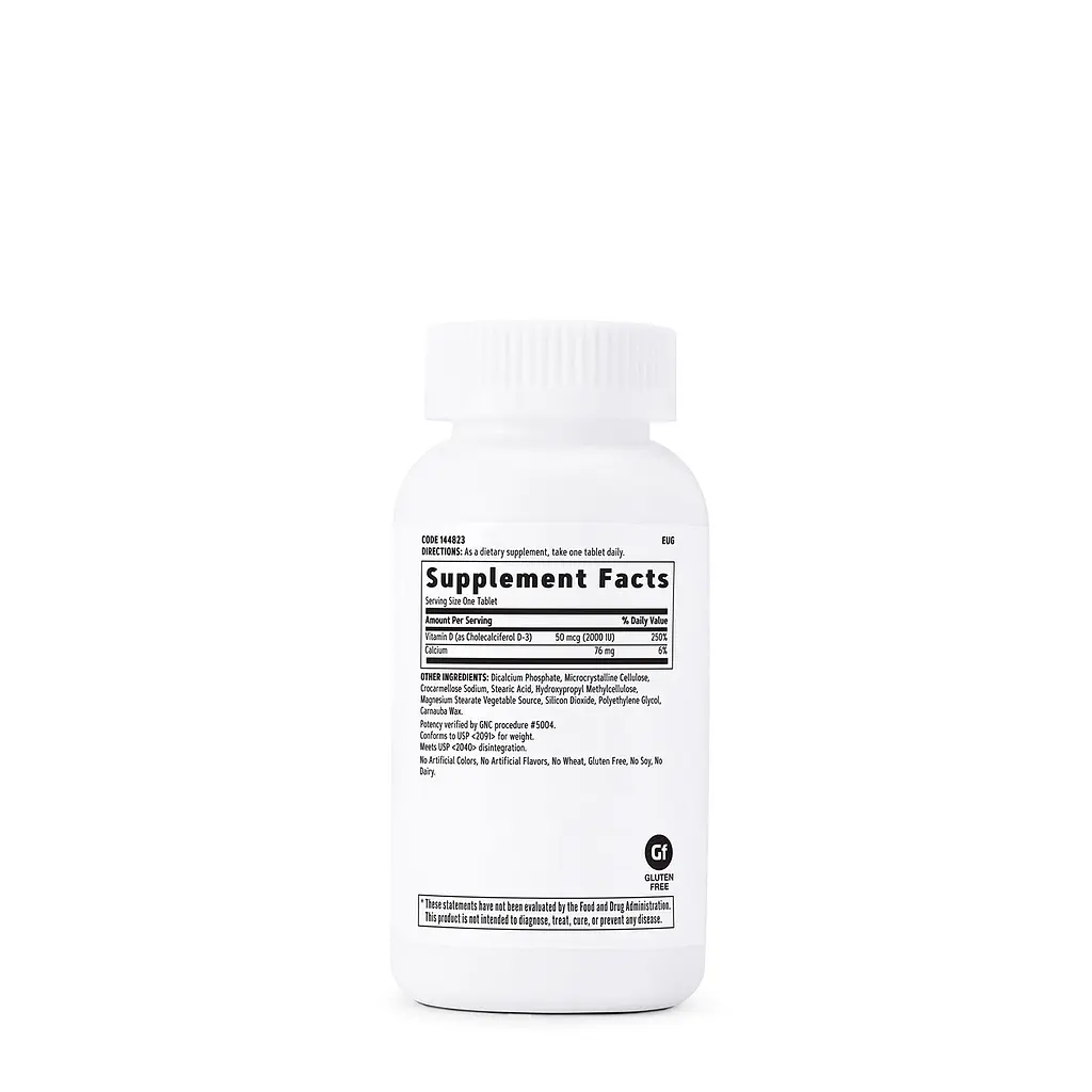 Вітаміни та мінерали GNC Vitamin D3 2000 IU 180 таблеток - фото 2