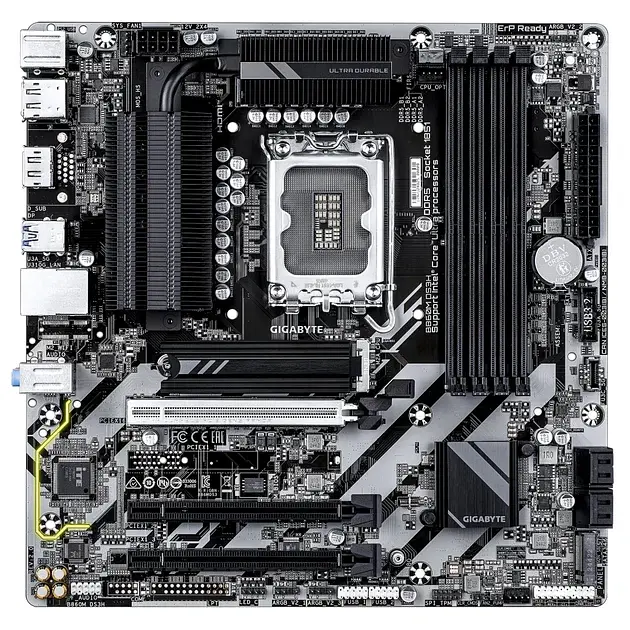 Материнська плата Gigabyte B860M DS3H (s1851, Intel B860, PCI-Ex16) (B860M DS3H)