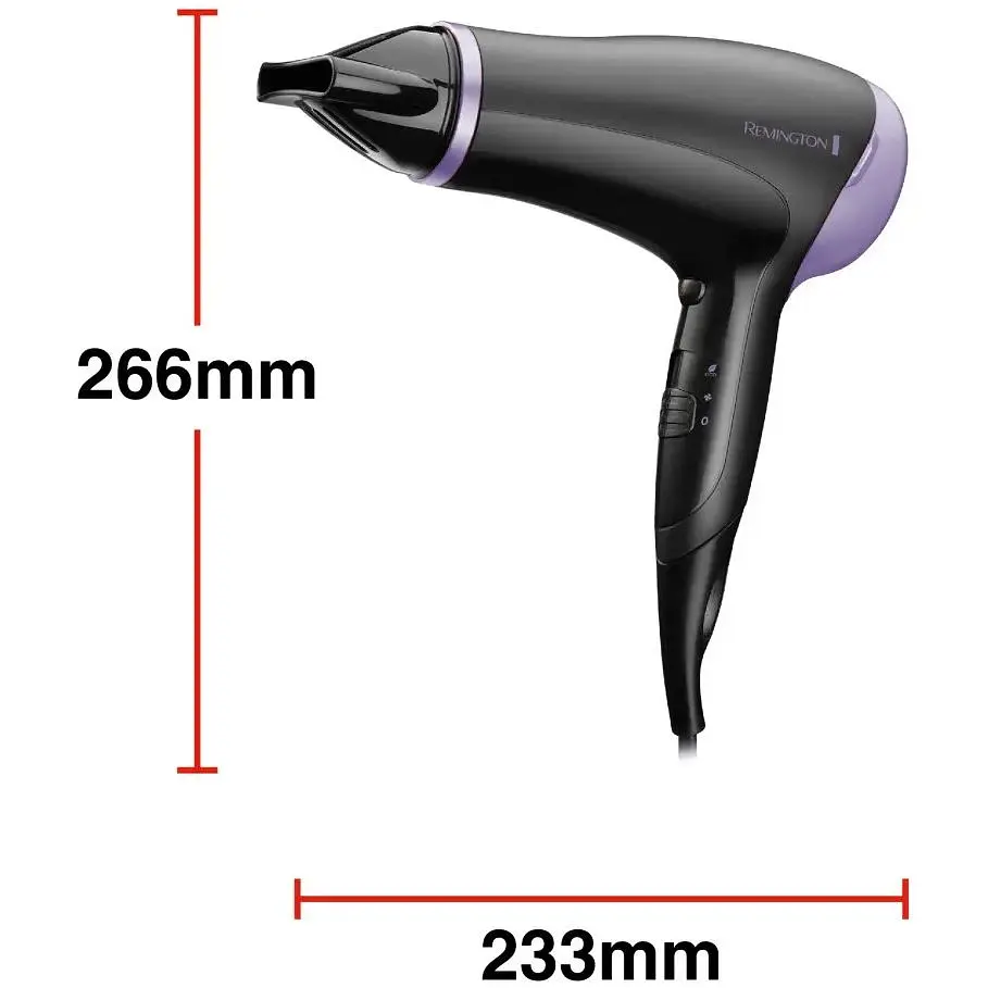 Фен та випрямляч Remington Style Essentials 2000 Вт фіолетово-чорний (D3016GP) - фото 3
