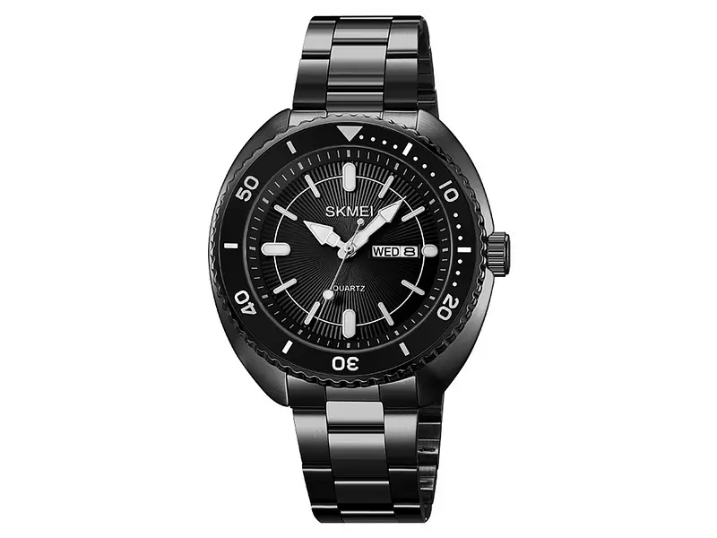 Чоловічий наручний годинник 2256BK Black Skmei acs0030104 - фото 2