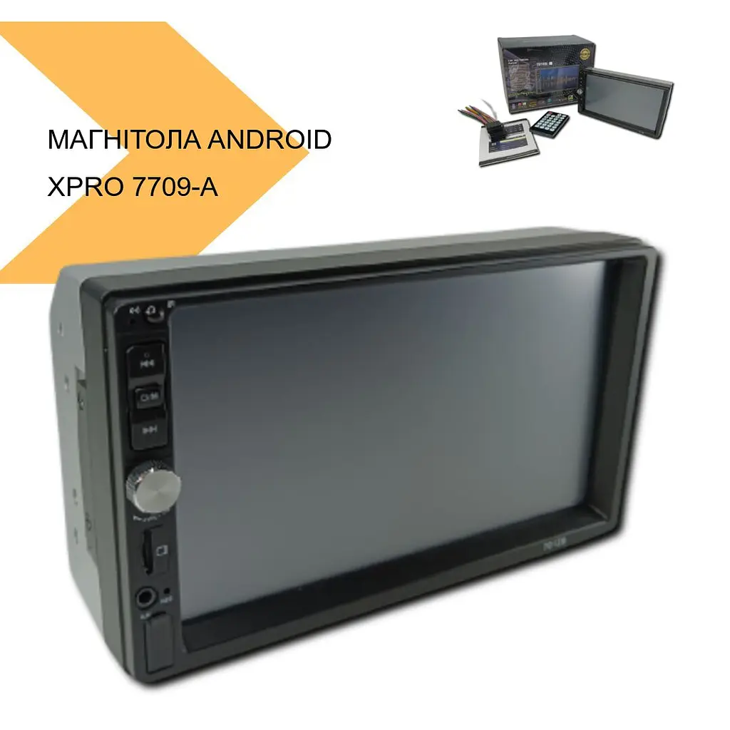 Универсальная магнитола 7 7709-A Android 12 2/32GB с поддержкой CarPlay (43200-7709-A_2394) - фото 2