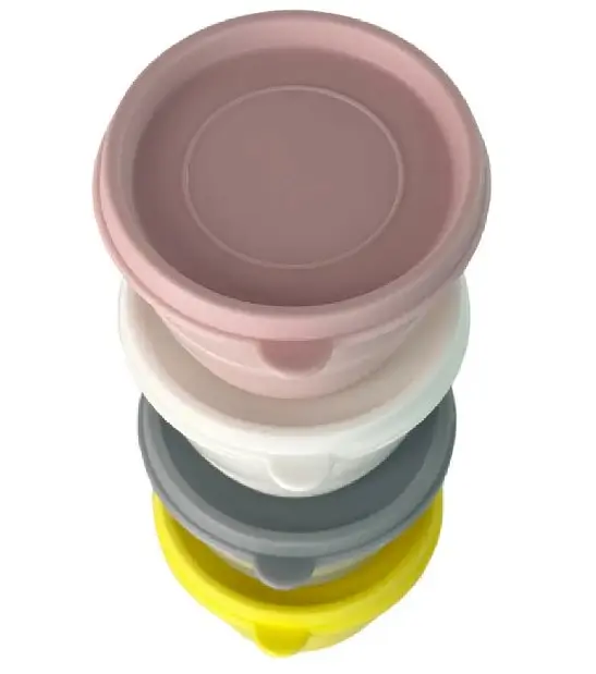 Набір харчових контейнерів Motek Micro Plus круглі 4 шт 175 мл (MIC-410) - фото 3