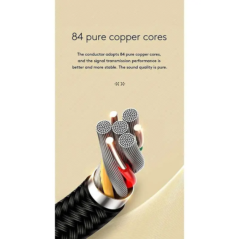 Кабель Joyroom AUX stereo audio cable SY-20A1 2M - фото 4