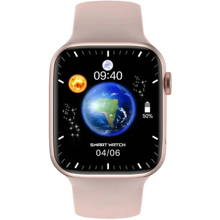 Смарт годинник з пульсоксиметром IWO Smart Watch 15 Pro 45 mm Gold (IW00015P44G) - фото 2