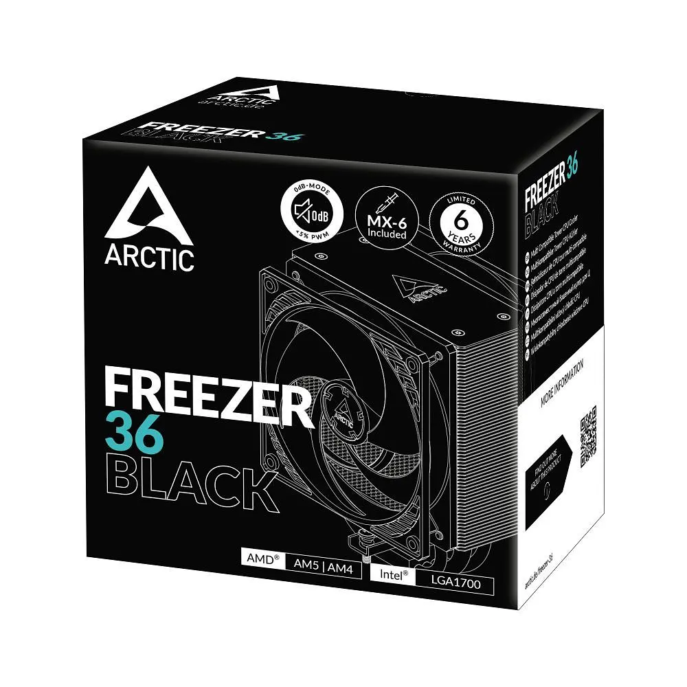 Кулер процессорный Arctic Freezer 36 Black SI (AOCPU00012A) - фото 10