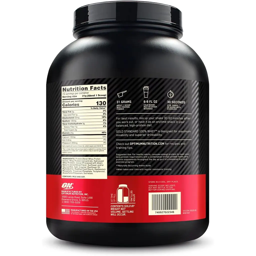 Сироватковий протеїн Optimum Nutrition Whey Gold Standard Chocolate malt 2.27 кг - фото 2