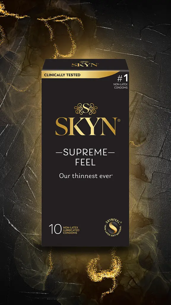 Презервативи Skyn Supreme Feel 10 шт ультратонкі, без латексу, з максимальним зволоженням - фото 3