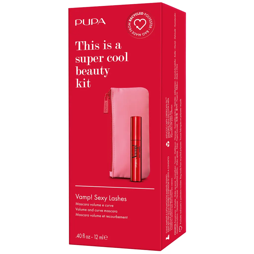 Набір в косметичці Pupa Kit Vamp! Mascara Sexy Lashes Сексі лашз (8011607391813) - фото 3