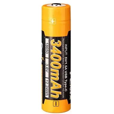 Аккумулятор Fenix ​​18650 (3400 mAh) Type-C V3.0 - фото 6