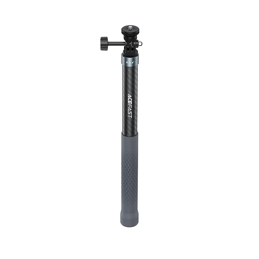 Монопод ACEFAST E38 1.2m carbon fiber telescopic selfie stick Gray-Black (6974316286028) - фото 3