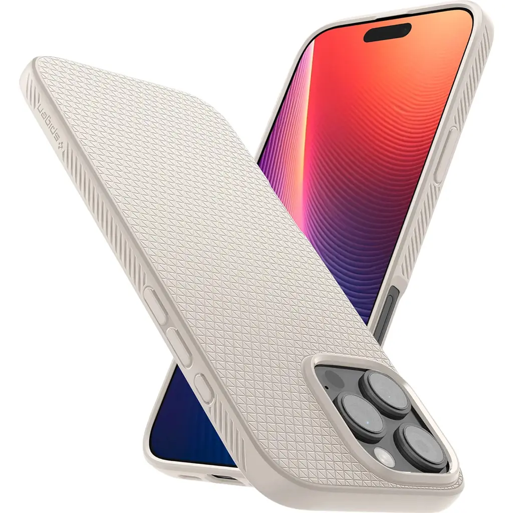 Чохол Spigen Liquid Air Case для Apple iPhone 16 Pro Max Natural Titanium [ACS07991] [118843] - фото 3