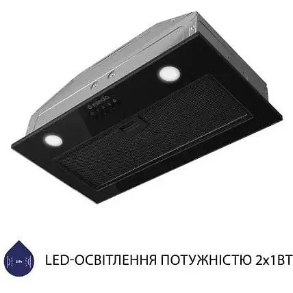 Витяжка вбудована Minola HBI 52622 BL Glass 700 LED - фото 7