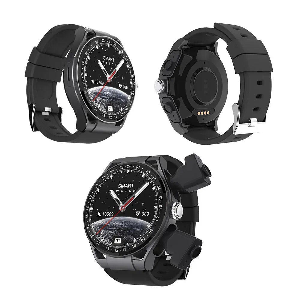 Смарт-годинник з навушниками Lemfo Q11 Black (18755-hbr) - фото 2