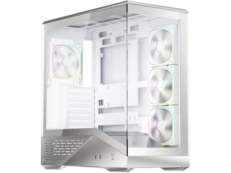 Корпус 1stPlayer GM7 Silver (GM7-SV-3FN7R-W-1FN7-W)