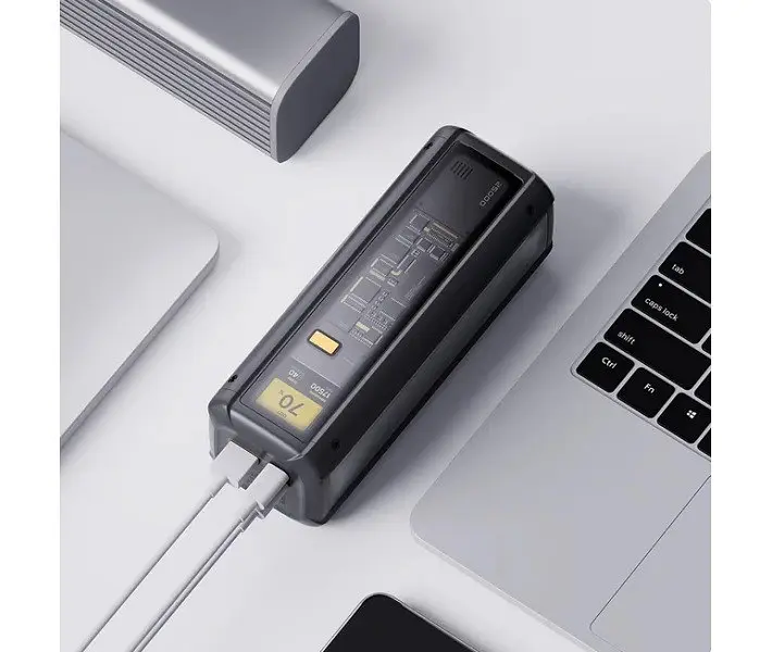 Зовнішній акумулятор Xiaomi 25000mAh 212W HyperCharge (BHR9970GL) чорний - фото 6