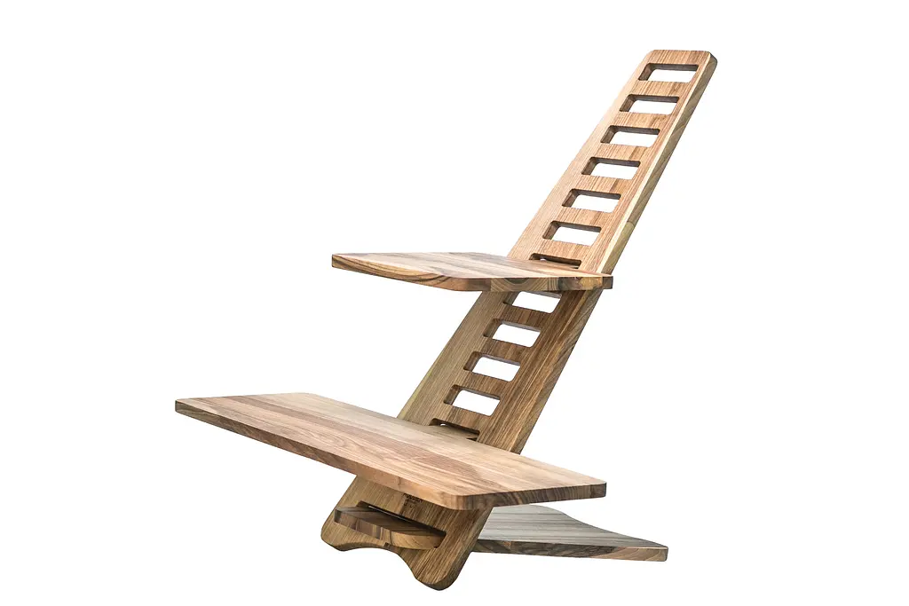 Эргономичный столик Wooden Amsterdam для ноутбука 18 мм Орех (WA-5.2) - фото 7