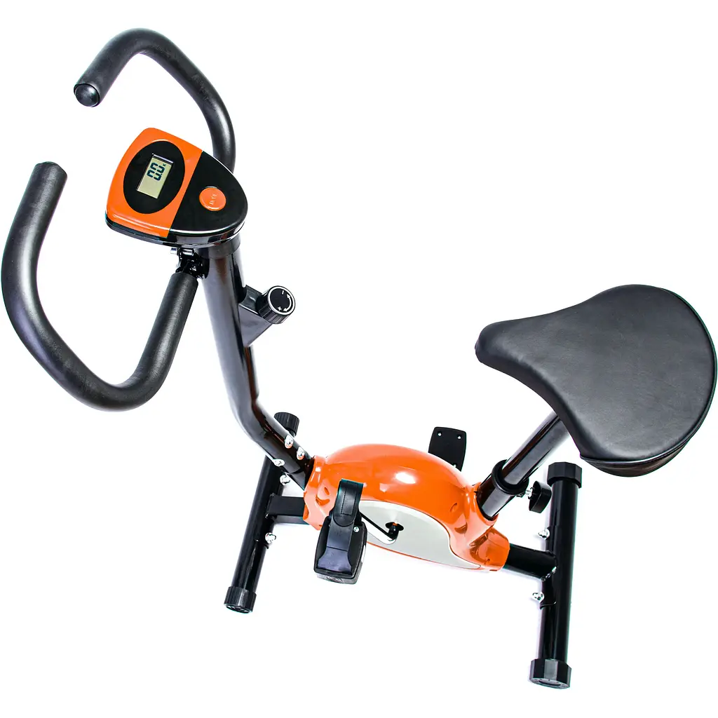 Велотренажер Fitline ES-8018 Point механический оранжевый - фото 3