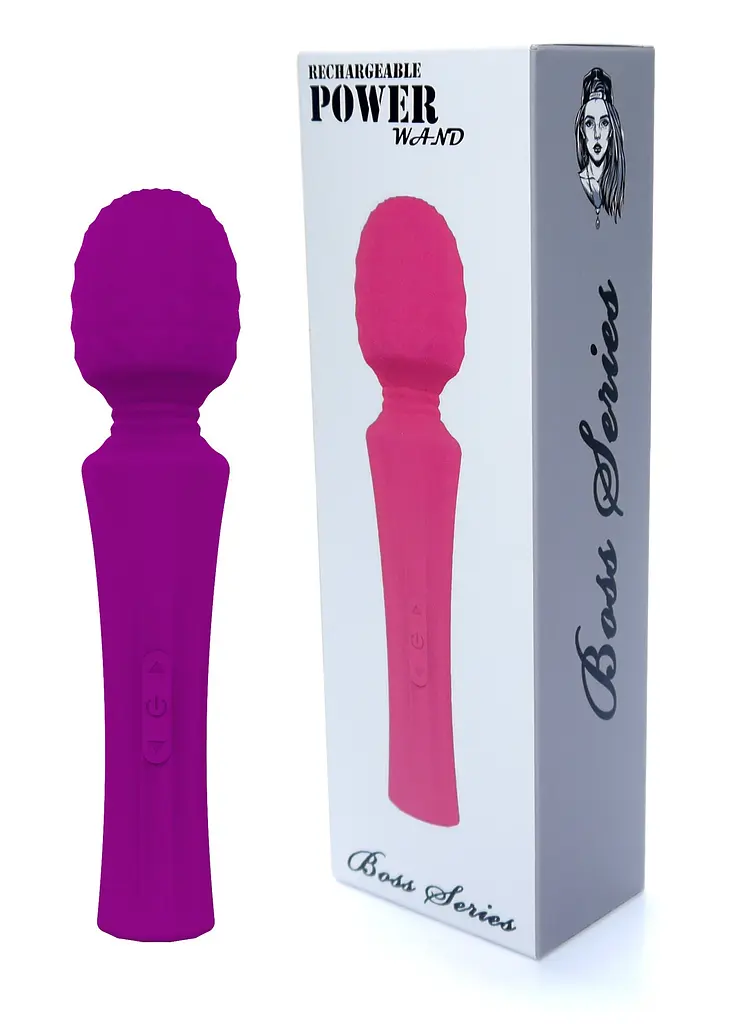 Вібромасажер Rechargeable Power Wand Purple Boss Series 22-00030 98549