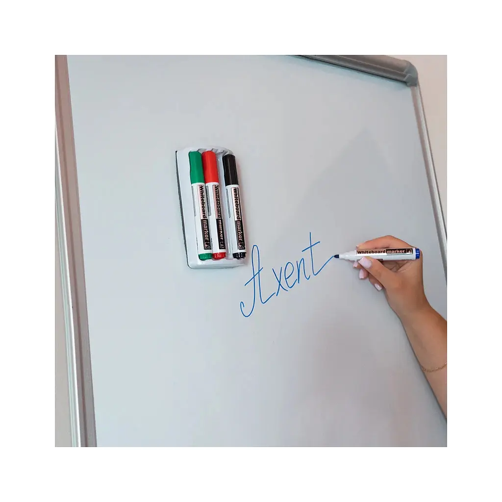 Набір маркерів Axent Whiteboard D2800: 4 маркери та магнітний тримач-губка (D2800-80) - фото 2