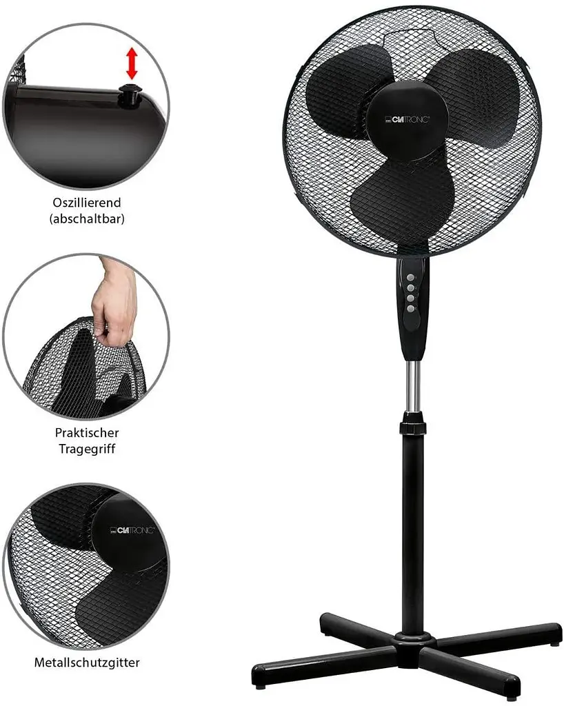 Вентилятор Clatronic VL 3603 Black - фото 5