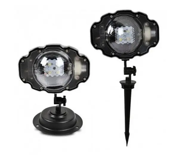 Лазер диско проектор вуличний WL-809 Snow Flower Lamp (4 кольори) 1 режим - фото 4