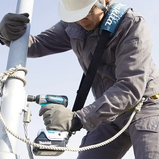 Ремінь плечовий для шурупокрутів та гайкокрутів Makita DTD129, DTD134, DTD137, DTD148, DTD152, DTD170, DTD171, DTS141, DTW190, DTW250, DTW251, DTW281, DTW285, DTW301, DTW450 (197941-0) - фото 7