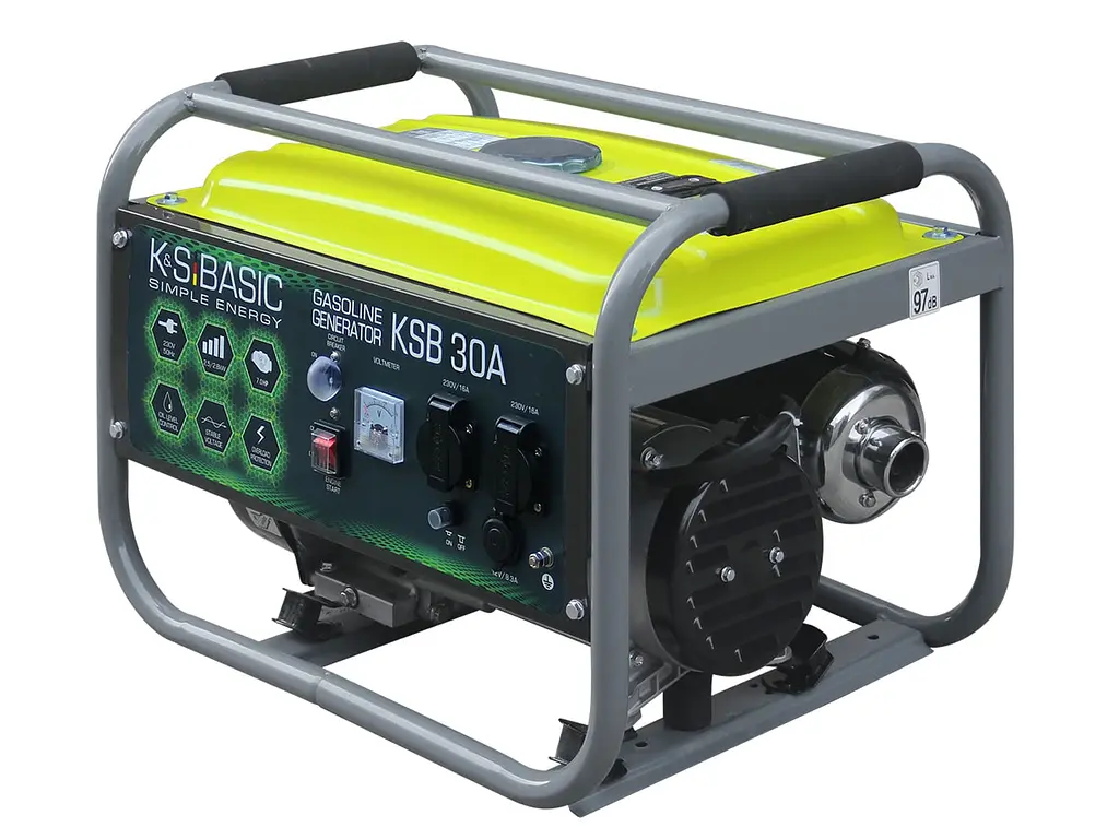 Konner & Sohnen Генератор бензиновий Konner&Sohnen BASIC KSB 30A, 230В, 2.8кВт, ручний стартер, 36.2кг - фото 2