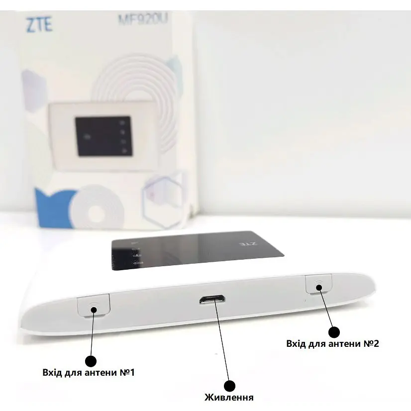 Роутер модем ZTE MF920u з WiFi 4G/3G з виходами під антену під sim карту Lifecell, Vodafone, Київстар - фото 6