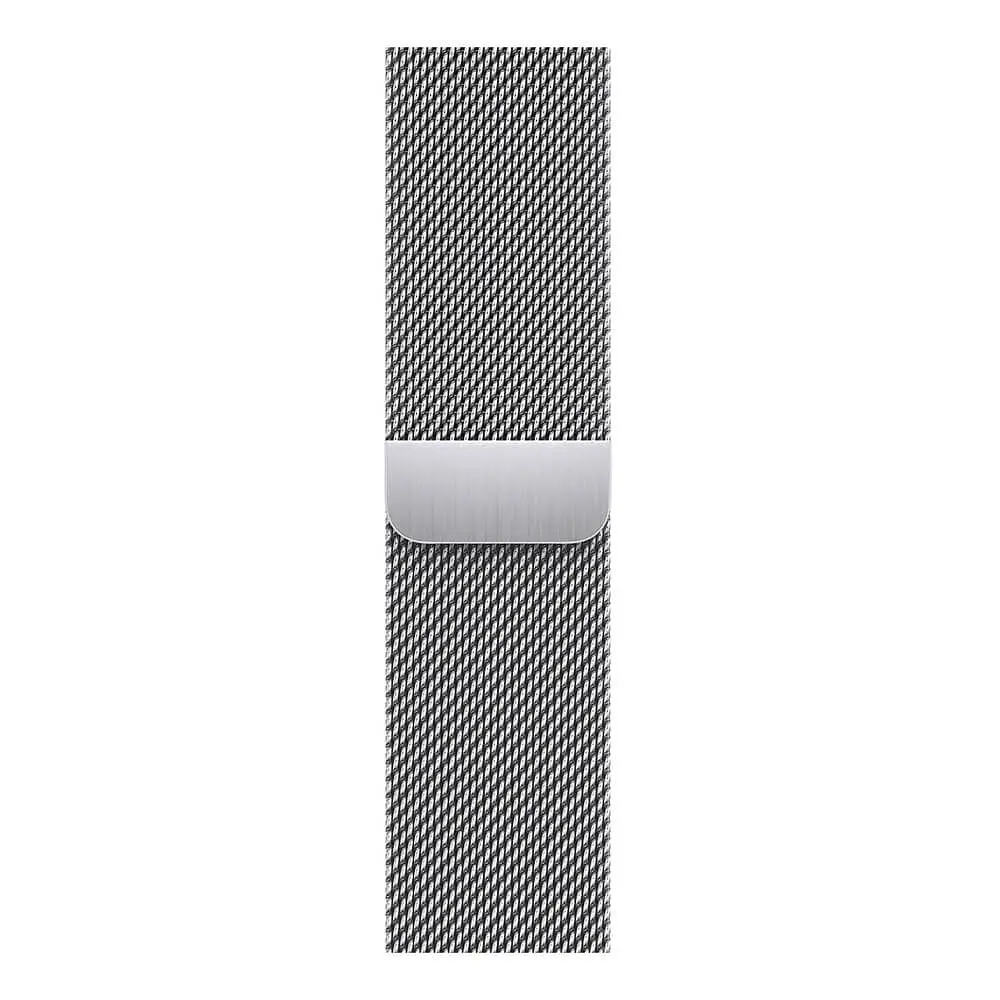 Смарт-часы Apple Watch Series 7 GPS + Cellular 41mm Silver Stainless Steel with Silver Milanese Loop [MKHF3] [62617] - фото 3
