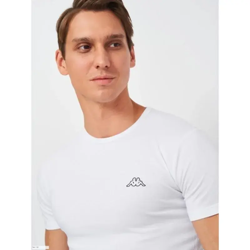 Футболка Kappa T-shirt Mezza Manica Girocollo K1304 Bianco білий XL (8052394813683) - фото 4