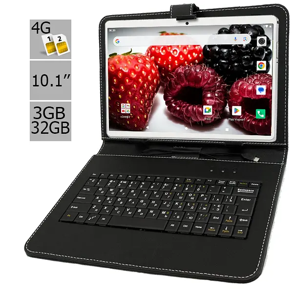 Планшет-телефон Adronix S 232 LTE 2/32 Silver + Чохол-клавіатура - фото 2