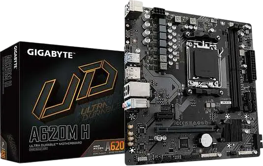 Материнська плата Gigabyte A620M H Socket AM5 (A620M H) - фото 2