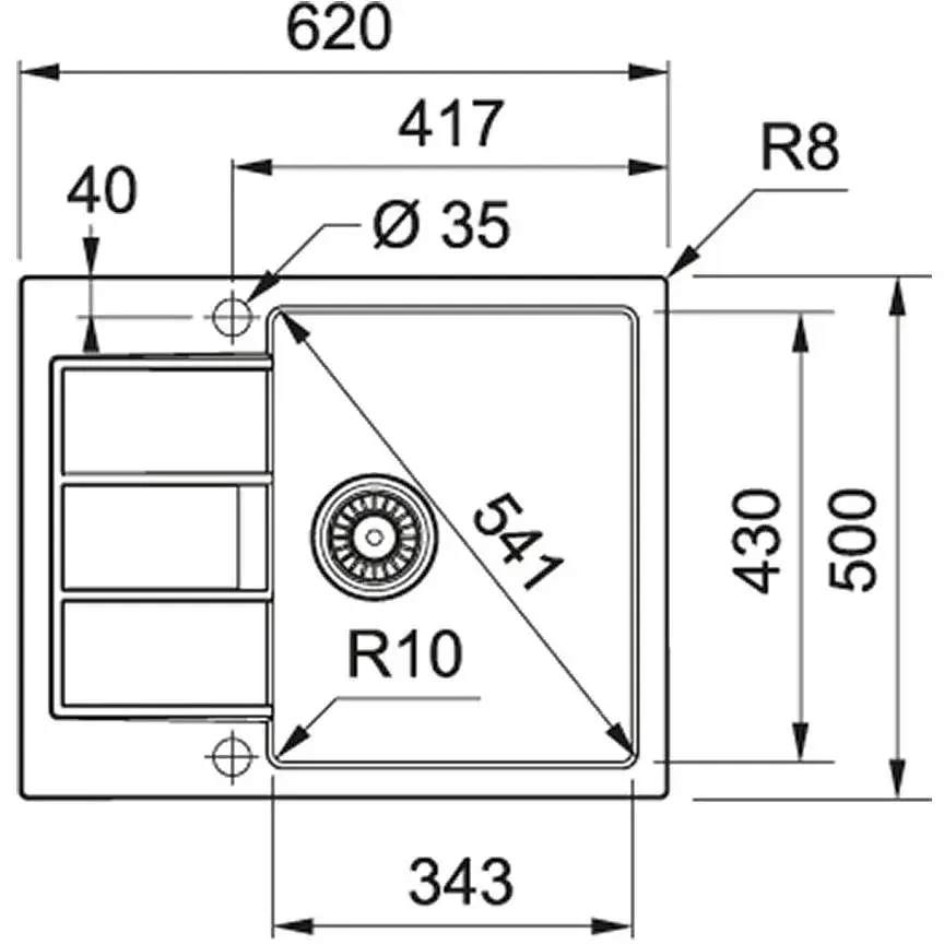 Кухонная мойка Franke Sirius S2D 611-62 143.0627.288 - фото 4