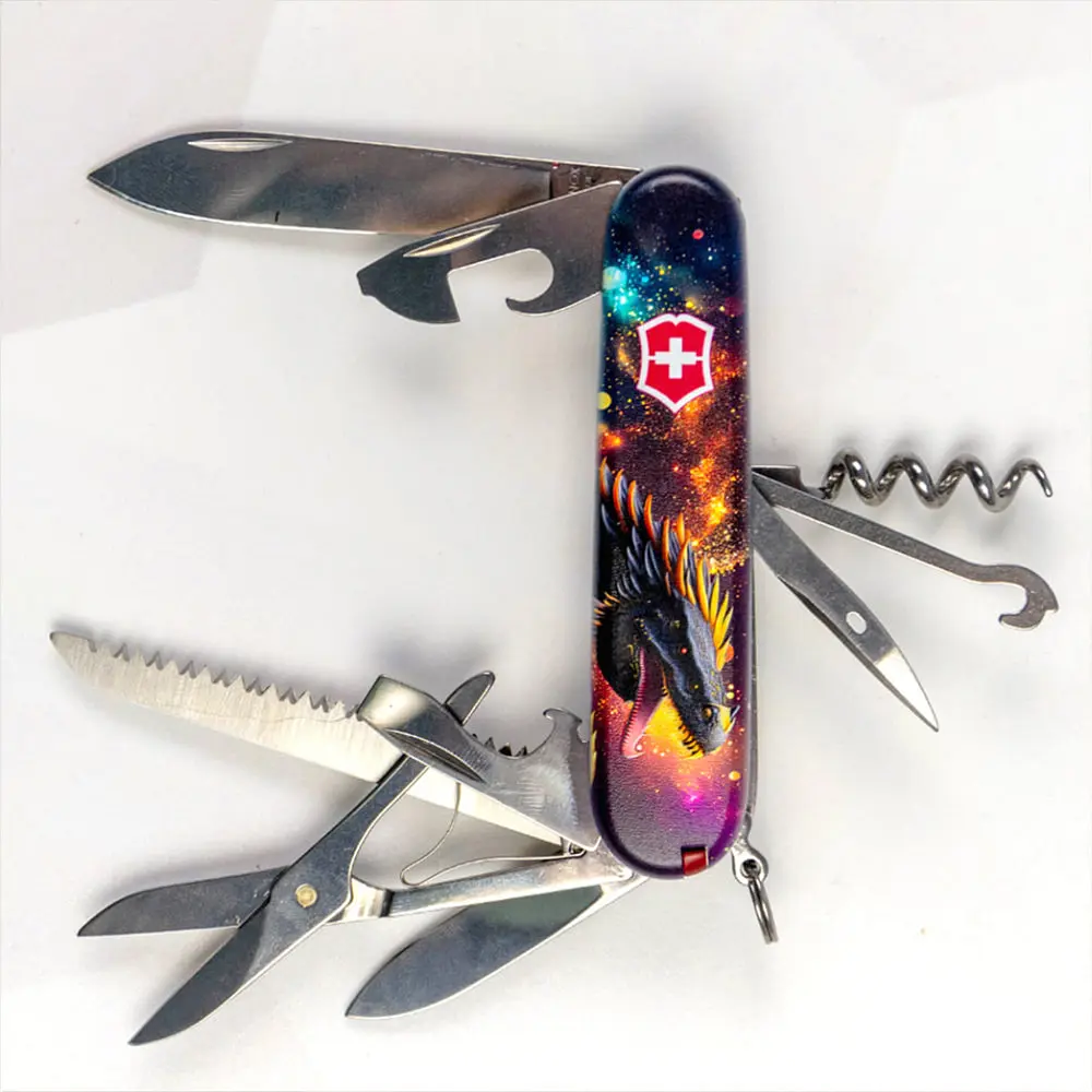Ніж Victorinox Huntsman Zodiac 91мм 15функ Зірковий дракон - фото 3