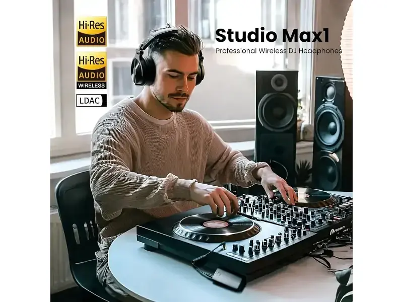 Навушники з мікрофоном OneOdio Studio Max 1 Black - фото 4