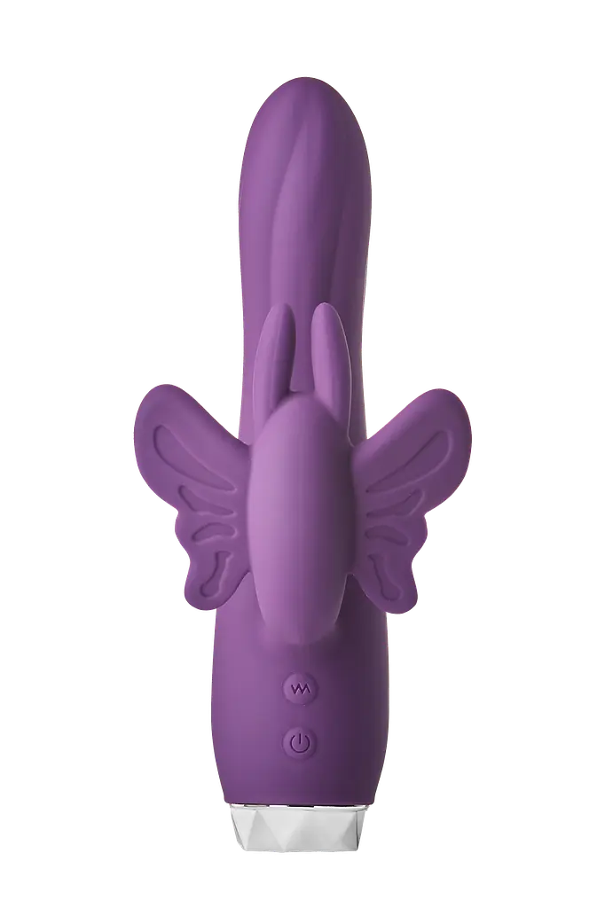 Вібратор кролик Dream Toys Flirts Butterfly Vibrator Purple - фото 2