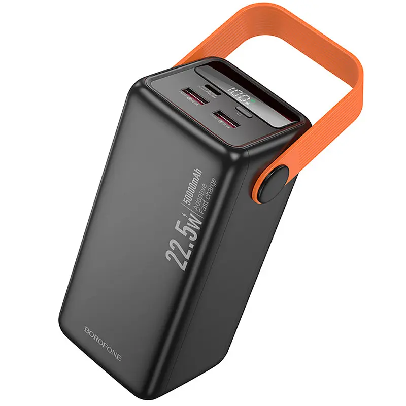 Портативний ЗП Power Bank Borofone BJ66A Magnifico 22.5W+PD20W 50000 mAh Black - фото 4
