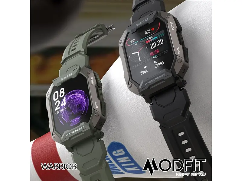 Чоловічий наручний годинник Warrior Army Green Modfit acs0029734 - фото 10