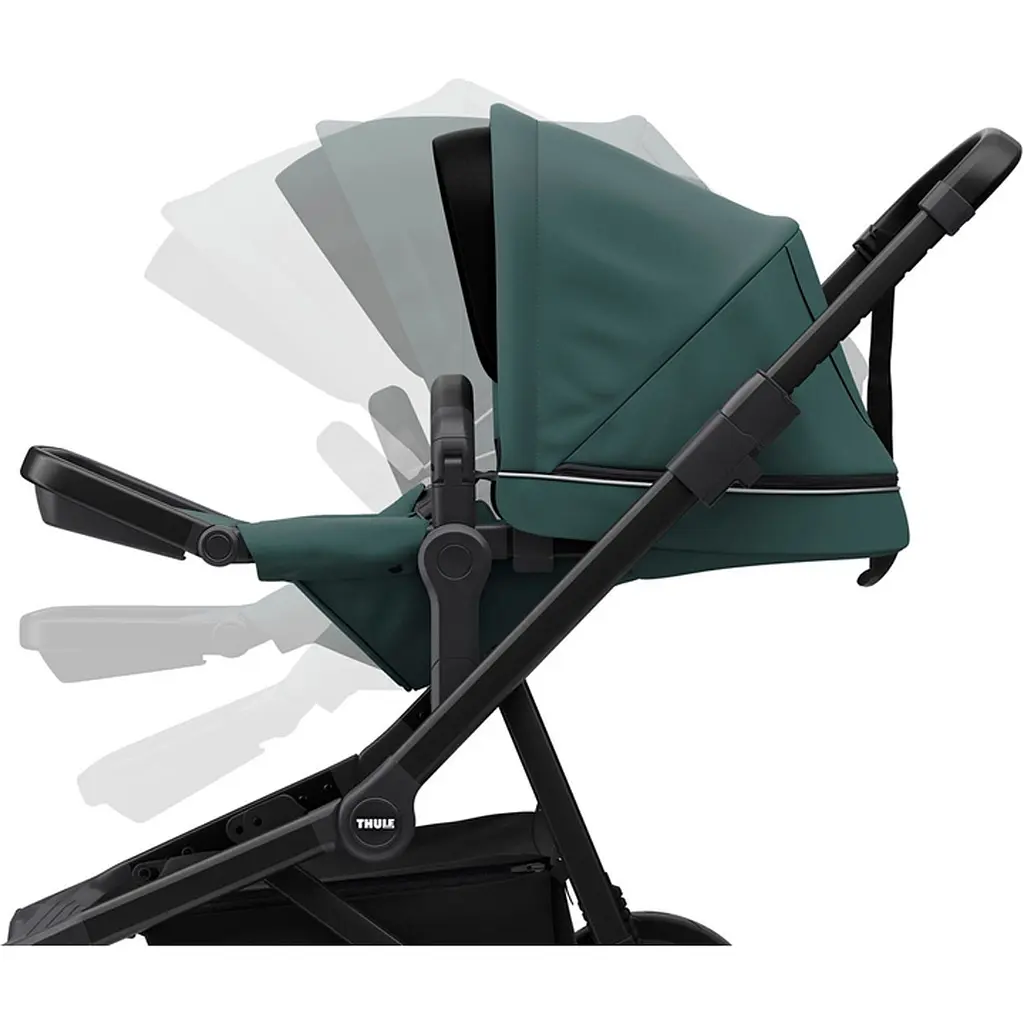 Детская коляска Thule Sleek Mallard Green on Black [11000027] [107655] - фото 6