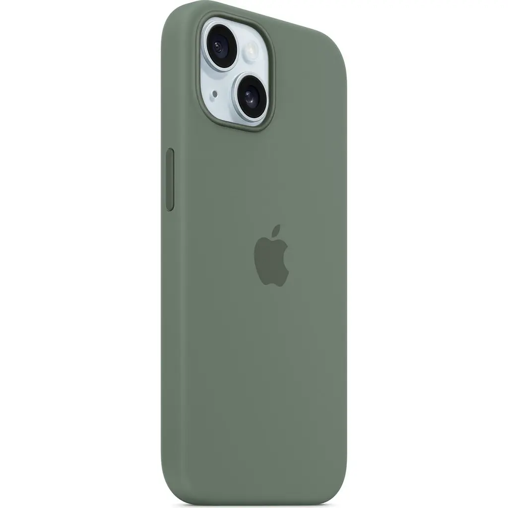 Чохол Silicone Case with MagSafe для Apple iPhone 15 Storm Cypress ААА [95903] - фото 3