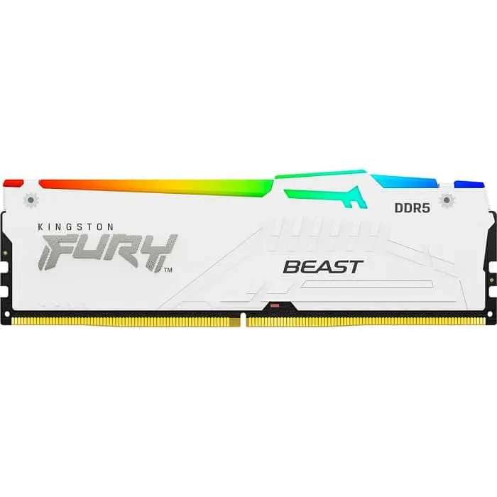 Модуль пам'яті Kingston Fury DDR5 32GB 6000MHz Beast White RGB EXPO (KF560C36BWEA-32) - фото 2