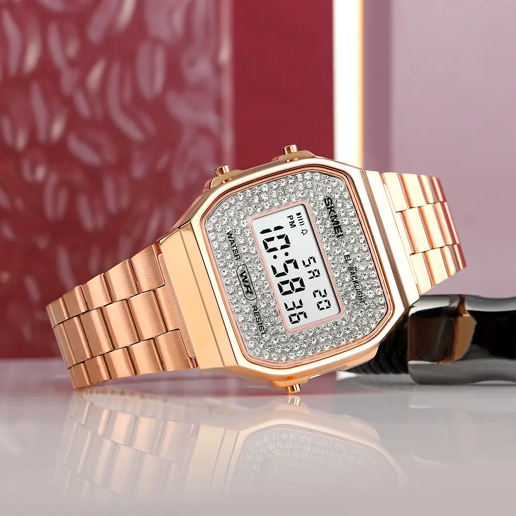 Наручний годинник жіночий 1808RG Rose Gold Skmei acs0030577 - фото 4